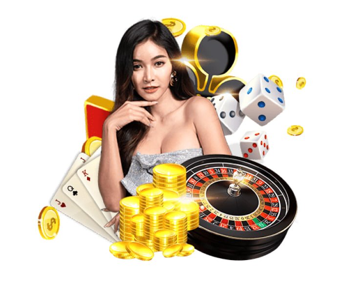 Caribbean Stud Poker live dealer dealing cards at kingdom togel studio